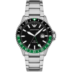Montre Emporio Armani World Explorer Pour Hommes en Argent - AR11589