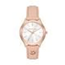 Montre Femme Michael Kors MK7467 en Cuir Rose - Diamètre 38mm - Etanche 3 ATM