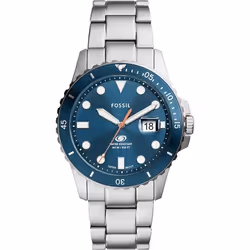Montre Fossil Fossil Blue Pour Hommes en Argent - FS6050