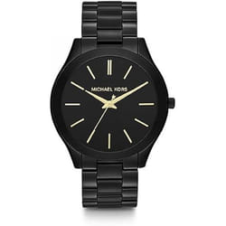Montre Femme - MICHAEL KORS - Mini Slim Runway - Boîtier 33 mm - Mouvement Quartz - Bracelet Acier Inoxydable