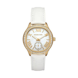 Montre femme - Michael Kors - MK4818 - Acier inoxydable - Cuir doré - Étanchéité 5 ATM