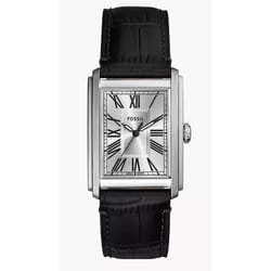 Montre FOSSIL Hommes FS6078 - Bracelet en Cuir Noir - Etanche 5 ATM