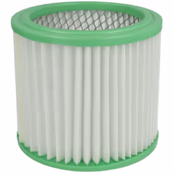 vhbw - the clever way Filtre plissé compatible pour votre aspirateur industriel, pour aspiration à sec ou humide - Finition s ...