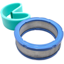 Lot de filtres remplacement pour Briggs & Stratton 392642, 394018, 272490S pour moteur de tondeuse à gazon - 2x filtres (filtre à air, préfiltre