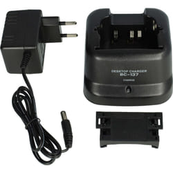 Vhbw - Chargeur double compatible avec Icom BP-222N batteries de radio - Socle + Prise