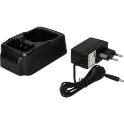 vhbw Chargeur double compatible avec Nokia THR9, THR9+, THR9i batteries de radio - Socle + Prise, 4,2 V, 0,5 - 0,8 A