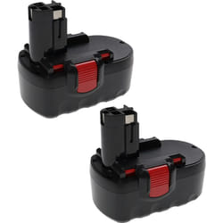Extensilo - 2x Batteries compatible avec Bosch gsa 18 ve, gsb 18 VE-2, gsr 18 v, gsr 18 VE-2, gst 18 v outil électrique (3300 mAh, NiMH, 18 v)