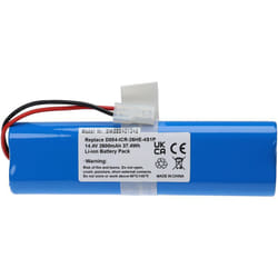 Vhbw - Batterie remplacement pour 360 D004-ICR-26HE-4S1P pour aspirateur (2600mAh, 14,4V, Li-ion)
