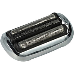 Tête de rasage (Lot avec 1x grille de rasoir, 1x lame de tondeuse) compatible avec Braun S7 (100 years) rasoir, noir / blanc / argenté - Vhbw