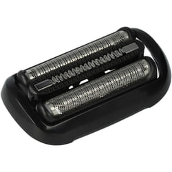 vhbw Tête de rasage ( 1x grille de rasoir, 1x lame de tondeuse) compatible avec Braun 50-W4200cs, 50-W4650cs, 60, 6010, 6011 rasoir, noir / argenté