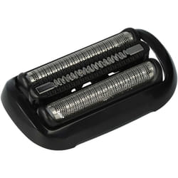 Tête de rasage ( 1x grille de rasoir, 1x lame de tondeuse) compatible avec Braun série 5 (2020+), 6 (2020+) rasoir, noir / argenté - Vhbw
