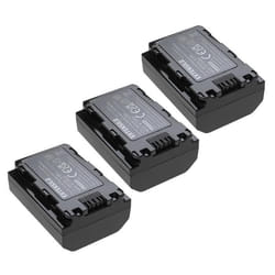 EXTENSILO 3x Batterie compatible avec Sony Alpha a7 III a7R III A6600 A6700 9R A7R4 9S A7C R A7 Mark 3 appareil photo