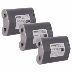 EXTENSILO 3x Batteries remplacement pour Nikon EN-EL18 pour appareil photo reflex numérique (3350mAh 108V Li-ion)
