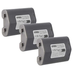 EXTENSILO 3x Batteries remplacement pour Nikon EN-EL18 pour appareil photo reflex numérique (3350mAh 108V Li-ion)