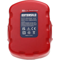 2x Batterie remplacement pour Bosch 2 607 335 275, 2 607 335 264, 2 607 335 263, 1617S0004W pour outil électrique (3300 mAh, NiMH, 14,4 v) - Extensilo