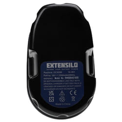 EXTENSILO 2x Batteries compatible avec Dewalt DC330 DC213KB DC380KB DC330KA DC330K DC380KA DC330N outil électrique (3300 mAh