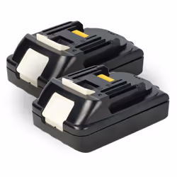 EXTENSILO 2x Batterie compatible avec Makita BDF456RFE BDF454Z BDF456Z BFR550L BFR550F BDF458 BFR550 outil électrique (2500