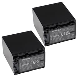 EXTENSILO 2x Batteries remplacement pour Sony NP-FV100 NP-FV100A NP-FV90 pour appareil photo reflex numérique (3090mAh 74V