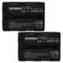 EXTENSILO 2x Batteries compatible avec Sony Alpha DSLR-A850Q DSLR-A900 ILCA-68 ILCA-77M2 appareil photo reflex numérique
