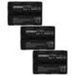 EXTENSILO 3x Batteries compatible avec Sony Alpha DSLR-A500 DSLR-A500L DSLR-A350X appareil photo reflex numérique (1600mAh