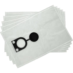 Vhbw - 5x Sacs remplacement pour Bosch 2607432037 pour aspirateur - microfibre non tissée, 50cm x 33cm blanc