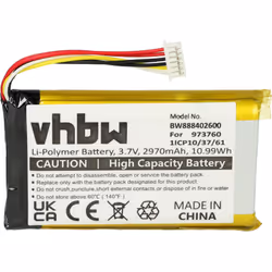 vhbw - the clever way - Batterie de rechange de haute qualité avec une grande autonomie et compatible avec votre manette de c ...