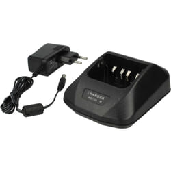 Vhbw - Chargeur compatible avec Kenwood KNB-20, KNB-17N, KNB-20N batteries de radio - Socle + Prise, 9,4 v, 0,4 - 0,8 a