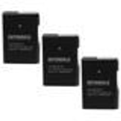 EXTENSILO 3x Batteries compatible avec Nikon DSLR D3100 D3200 D3300 appareil photo reflex numérique (1100mAh 74V Li-ion) avec