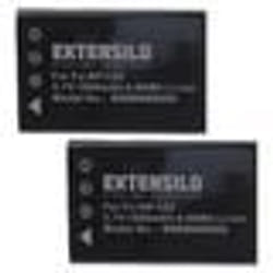EXTENSILO 2x Batterie compatible avec Camileo H30 X100 HD X100 appareil photo (1800mAh 37V Li-ion)