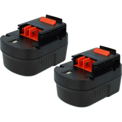 Extensilo - 2x Batteries remplacement pour Black & Decker A12, A12-XJ, A12EX, A1712, BD1204L, BPT1047, FS120B pour outil électrique (3300 mAh, NiMH,
