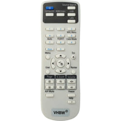 Télécommande compatible avec Epson PowerLite Home Cinema 640, PowerLite Home Cinema 740HD, VS240 rétro-projecteur, vidéo-projecteur - Vhbw
