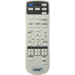 Vhbw - Télécommande compatible avec Epson VS340, VS345 rétro-projecteur, vidéo-projecteur