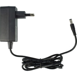 Vhbw - Bloc d'alimentation compatible avec Ecovacs Deebot Slim Chargeur d'aspirateur - longueur du câble 170 cm, dont fiche Euro (coudé 90°), noir