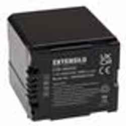 EXTENSILO Batterie compatible avec Panasonic VDR-D50 caméra vidéo caméscope (2500mAh 72V Li-ion noir)
