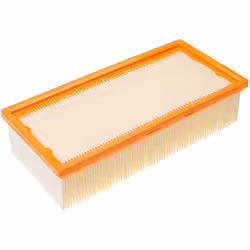 vhbw - the clever way Filtre plissé plat pour votre aspirateur multi-usages ou industriel - Finition sur mesure pour un chang ...
