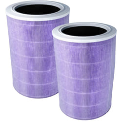 Vhbw - 2x Filtres hepa compatible avec Xiaomi Mi Air Purifier 3H purificateur d'air - Filtre avec charbon actif intégré, antibactérien