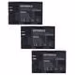 EXTENSILO 3x Batteries compatible avec Canon EOS 80D R 90D Ra R5 R6 7D Mark II appareil photo reflex numérique (2250mAh
