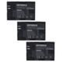 EXTENSILO 3x Batteries compatible avec Canon EOS 80D R 90D Ra R5 R6 7D Mark II appareil photo reflex numérique (2250mAh