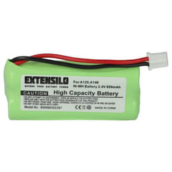 EXTENSILO Batterie compatible avec Siemens Gigaset A150 A16 A140 blanc A145 A160 A165 téléphone fixe sans fil (850mAh 24V