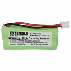 EXTENSILO Batterie compatible avec Siemens Gigaset A26 A245 A245 blanc A245 DUO A260 téléphone fixe sans fil (850mAh 24V
