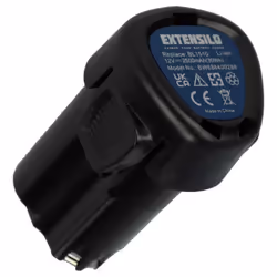 EXTENSILO Batterie compatible avec Black & Decker HPL106 HPL10IM HPL10RS LDX112 LDX112C outil électrique (2500 mAh Li-ion 12