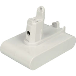Batterie compatible avec Dyson DC43, DC35, DC35 Multi Floor aspirateur - Type b, blanc (2500mAh, 22,2V, Li-ion) - Extensilo