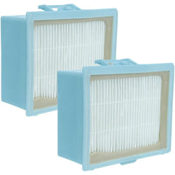 Vhbw - 2x filtre compatible avec Bosch BGL2B1328/01, BGL2UA3208/11, BGL2UA220/12, BGL2UAECO/12 aspirateur - filtre hepa bleu / blanc