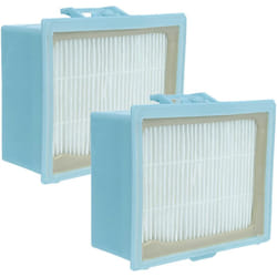 Vhbw - 2x filtre compatible avec Siemens VSZ2B130/01, VSX2A230/11, VSX22030/01 aspirateur - filtre hepa bleu / blanc