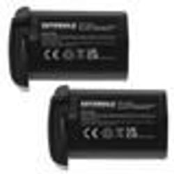 EXTENSILO 2x Batteries remplacement pour Canon LP-E4 LP-E4N pour appareil photo reflex numérique (2600mAh 111V Li-ion)