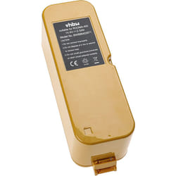 vhbw Batterie compatible avec Ambrogio Robby, Robby Deluxe, Robby Home XR robot électroménager, jaune (2500mAh, 14,4V, NiMH)