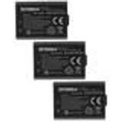 EXTENSILO 3x Batterie remplacement pour Canon LP-E10 pour appareil photo (1100mAh 74V Li-ion)