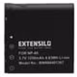 EXTENSILO 1x Batterie compatible avec Casio Exilim EX-Z1050 EX-Z1050BK EX-Z1050BE EX-Z100SR EX-Z100PK appareil photo (1250mAh