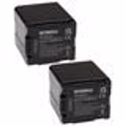 EXTENSILO 2x Batteries compatible avec Panasonic HDC-HS9 HDC-HS700 HDC-SD100 HDC-HS3000 caméra vidéo caméscope (2500mAh 72V