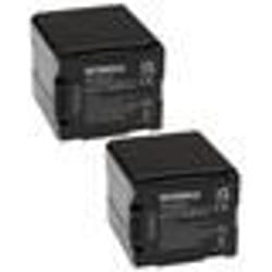 EXTENSILO 2x Batteries compatible avec Panasonic HDC-HS9 HDC-HS700 HDC-SD100 HDC-HS3000 caméra vidéo caméscope (2500mAh 72V